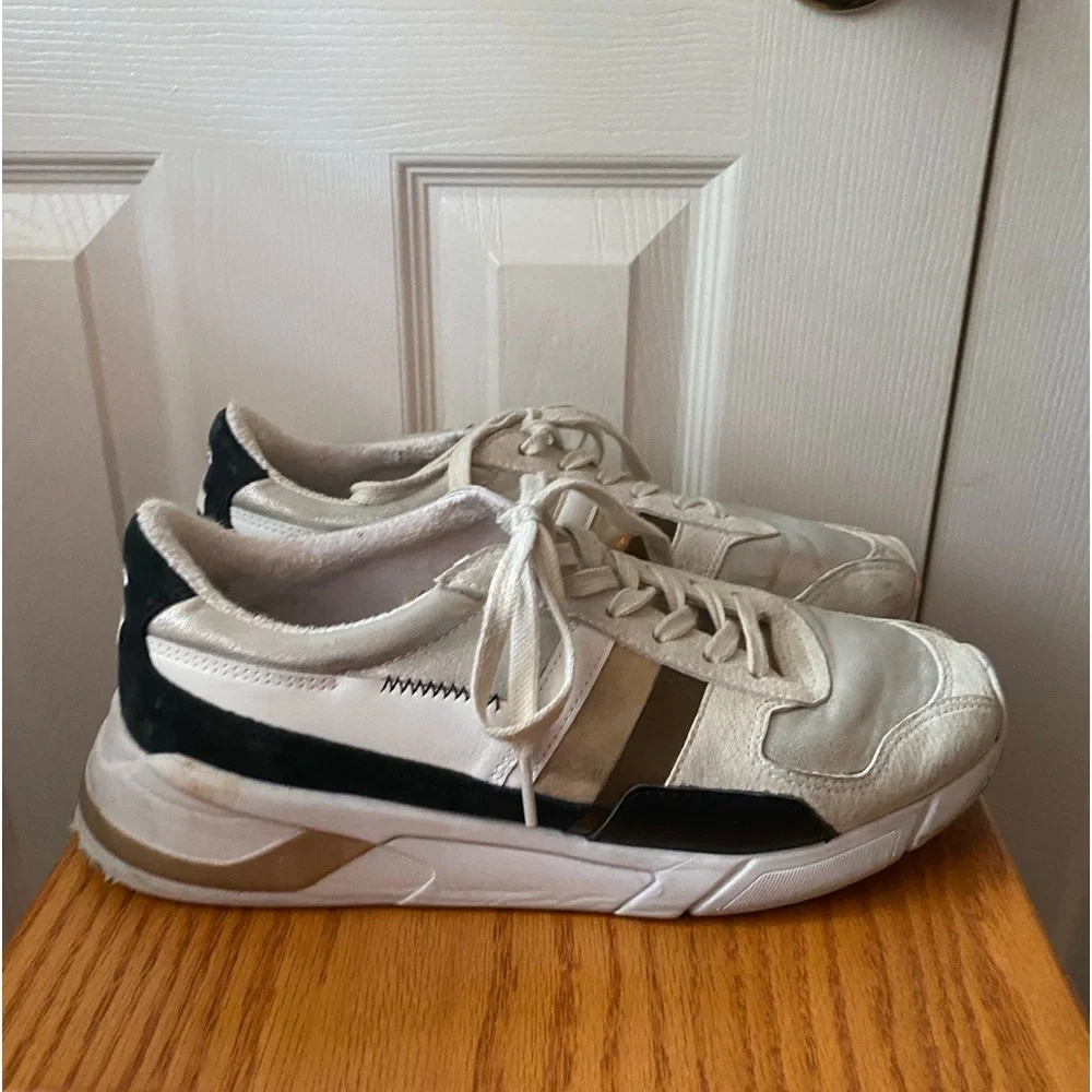 Gola Classics Eclipse Mode Silver/Gold/Multi Jogger Style Sneakers SZ 10‎